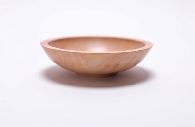 Alternate image for #2437 Small Wild Dogwood Wooden Bowl 4 1/2 x 1 1/4
