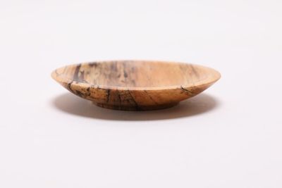 Alternate image for #2380 Spalted Hackberry Wooden Ring Dish 4 x 3/4