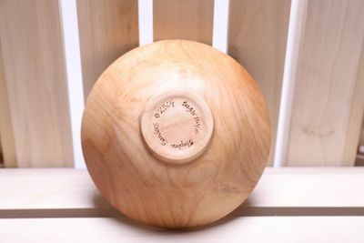 Alternate image for #2304 Small Sugar Maple Wooden Bowl 6 1/8 X 2 1/8