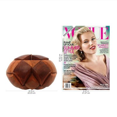 Alternate image for Handcarved Teak Wood Puzzle from Java Magical Illusion