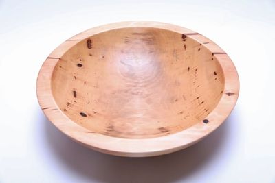Alternate image for #2362 Sweet Gum Wooden Fruit Bowl 17 1/2 x 4 3/4