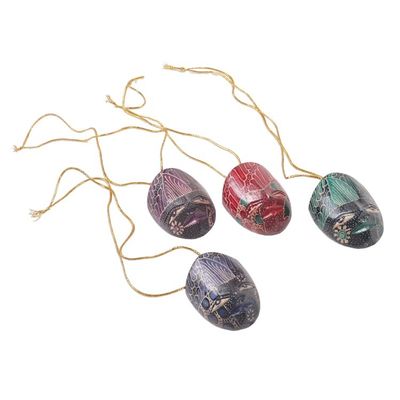 Alternate image for Hand Carved Wadang Wood Panang Warrior Ornaments Set of 4 Parang Warriors set of 4