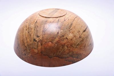 Alternate image for #1796-3 Spalted Maple Wooden Bowl 14 1/2 X 5 1/4