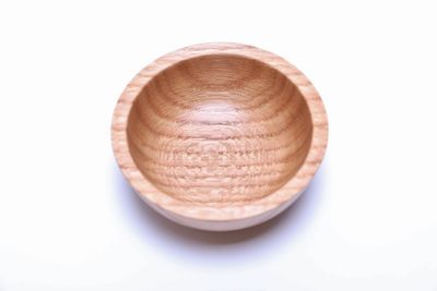 Alternate image for #2338 Small Quartersawn Red Oak Wooden Bowl 4 7/8 x 2