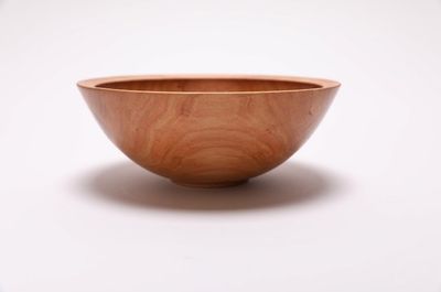 Alternate image for #2466 Small Wild Black Cherry Wooden Bowl 6 1/2 x 2 1/2