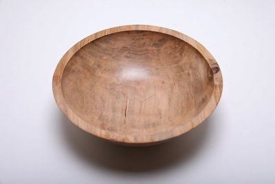 Alternate image for #1708 Spalted Ambrosia Maple Wooden Bowl 10 1/2 X 3 1/2