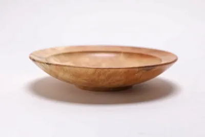 Alternate image for #2500 Box Elder Burl Wooden Ring Dish 4 3/4 x 1