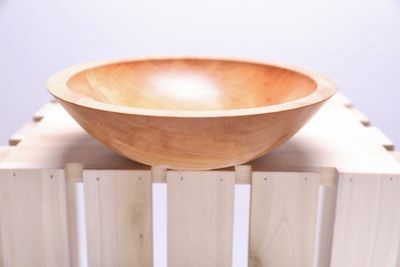 Alternate image for #2290 Sugar Maple Wooden Bowl 8 1/2 X 2 1/2