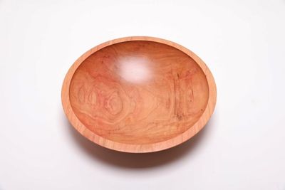 Alternate image for #2414 Wild Black Cherry Wooden Bowl 9 3/4 x 2 1/4