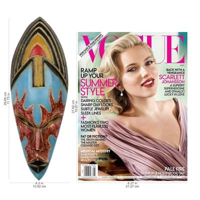 Alternate image for Multicolored African Wood Mask from Ghana True Beauty