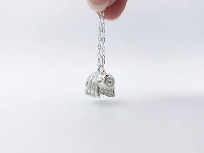 Alternate image for Silver Tardigrade Necklace