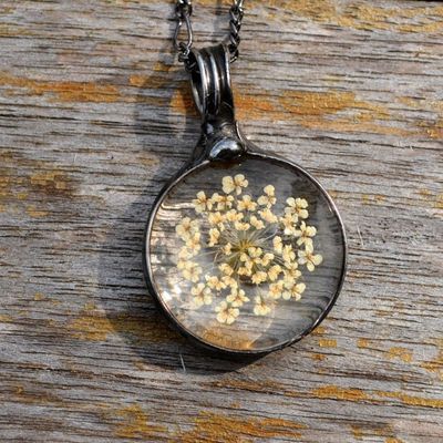 Alternate image for Queen Annes Lace Pendant Necklace