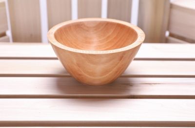 Alternate image for #2260 Small American Beech Wooden Bowl 5 1/2 x 3