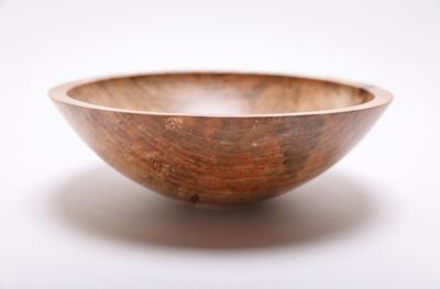 Alternate image for #1708 Spalted Ambrosia Maple Wooden Bowl 10 1/2 X 3 1/2