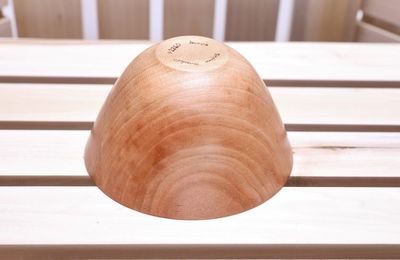 Alternate image for #2260 Small American Beech Wooden Bowl 5 1/2 x 3