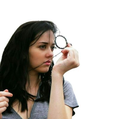 Alternate image for Magnifying Glass Pendant Necklace for Women, Handmade Glass Magnifier Jewelry