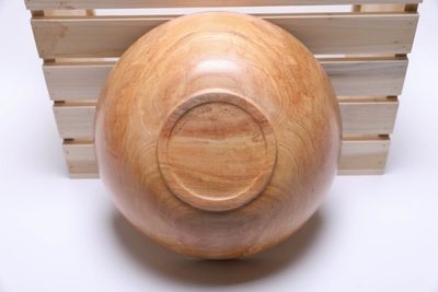 Alternate image for #2316 Sugar Maple Wooden Fruit and Salad Bowl   11 7/8 x 4 1/4