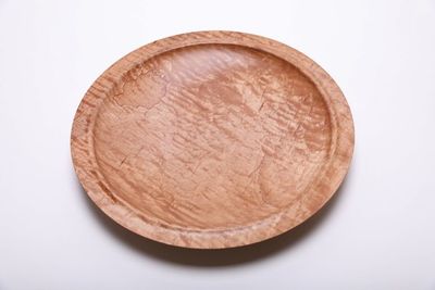 Alternate image for #2115 Quilted Maple Wooden Platter 13 1/4 x 1 3/4  Flame Maple Platter Maple Platter