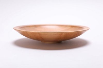 Alternate image for #2498 Small Sugar Maple Shallow Bowl 6 3/4 x 1 3/8
