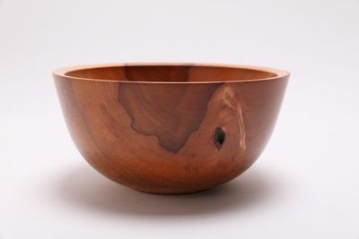 Alternate image for #2384 River Birch Wooden Bowl 9 1/8 x 4 1/2