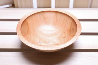 Alternate image for #2304 Small Sugar Maple Wooden Bowl 6 1/8 X 2 1/8