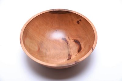 Alternate image for #2477 Sweet Gum Wooden Bowl 9 7/8 x 3 7/8