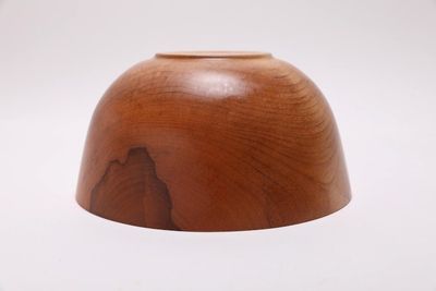 Alternate image for #2384 River Birch Wooden Bowl 9 1/8 x 4 1/2