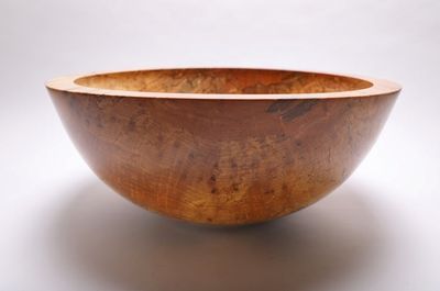 Alternate image for #1796-4 Spalted Maple Wooden Bowl 19 5/8 X 8 1/4