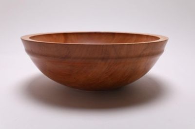 Alternate image for #2416 Tiger Sugar Maple Wooden Fruit and Salad Bowl 12 3/8 x 4 3/8