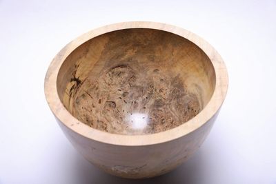 Alternate image for #1789 Wormy Magnolia Burl Wooden Bowl   12 1/2 X 9 1/4