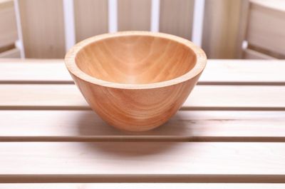 Alternate image for #2260 Small American Beech Wooden Bowl 5 1/2 x 3