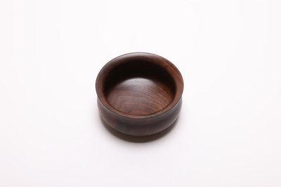 Alternate image for #2504 Claro Walnut Potbelly Wooden Bowl 4 1/4 x 2