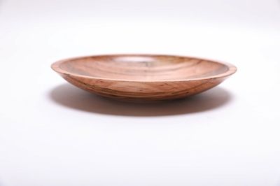 Alternate image for #2184 Shallow Ambrosia Maple Wooden Bowl 8 5/8 x 1 3/8