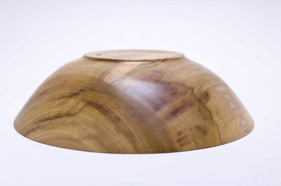 Alternate image for #2469 Rainbow Tulip Poplar Wooden Bowl 9 1/2 x 2 1/2