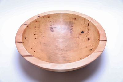 Alternate image for #2362 Sweet Gum Wooden Fruit Bowl 17 1/2 x 4 3/4
