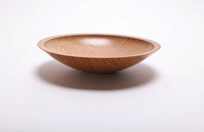 Alternate image for #2043 Small Quartersawn White Oak Wooden Bowl 7 1/8 X 1 5/8