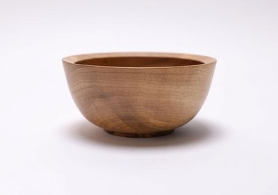 Alternate image for #2452 Small Camphor Wooden Bowl 4 1/2 x 2 1/4