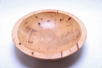 Alternate image for #2362 Sweet Gum Wooden Fruit Bowl 17 1/2 x 4 3/4