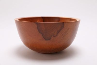 Alternate image for #2384 River Birch Wooden Bowl 9 1/8 x 4 1/2