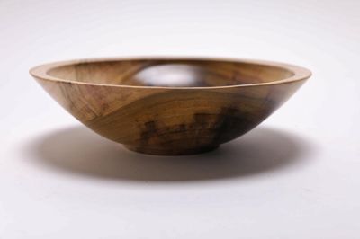 Alternate image for #2444 Rainbow Tulip Poplar Wooden Bowl 7 1/2 x 2 1/8