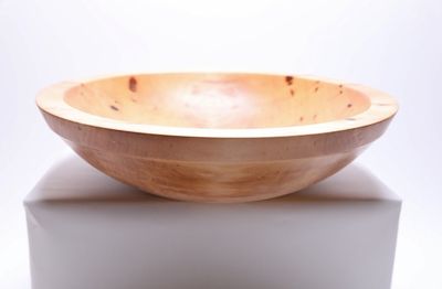 Alternate image for #2362 Sweet Gum Wooden Fruit Bowl 17 1/2 x 4 3/4