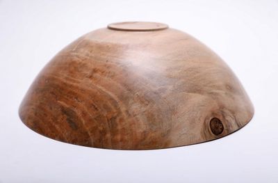 Alternate image for #1708 Spalted Ambrosia Maple Wooden Bowl 10 1/2 X 3 1/2
