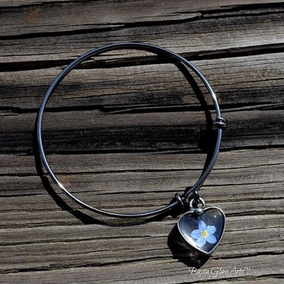 Primary image for Forget Me Not Bracelet, Heart Charm