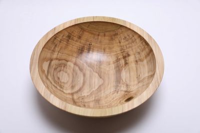 Alternate image for #2370 Tulip Poplar Wooden Fruit and Salad Bowl 11 1/4 x 3 5/8
