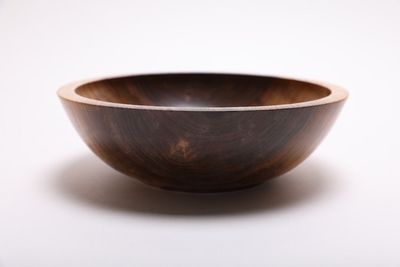 Alternate image for #1672 Black Walnut Wooden Bowl 9 X 2 3/4