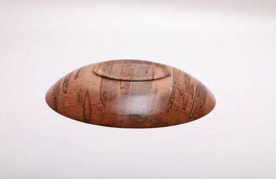 Alternate image for #2184 Shallow Ambrosia Maple Wooden Bowl 8 5/8 x 1 3/8