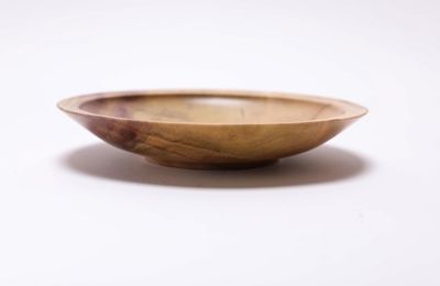 Alternate image for Rainbow Tulip Poplar Wooden Bowl   #2446   6 1/2 x 1 1/4