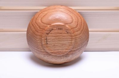 Alternate image for #2262  Spalted Red Oak Wooden Bowl 6 x 1 1/2