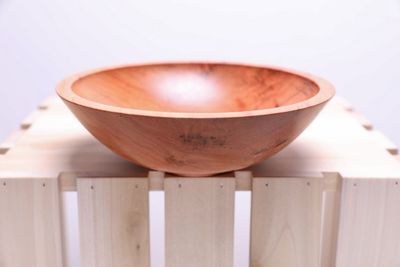 Alternate image for #2313 Wild Black Cherry Wooden Bowl 8 x 2 3/8
