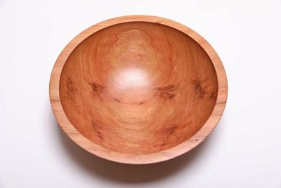 Alternate image for #2313 Wild Black Cherry Wooden Bowl 8 x 2 3/8